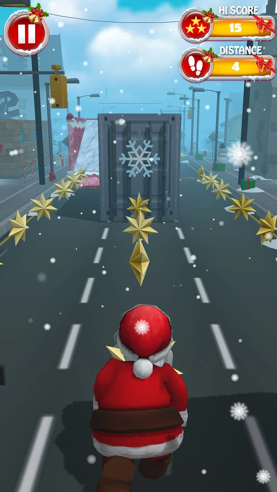 Fun Santa Run-Christmas Runner screenshot