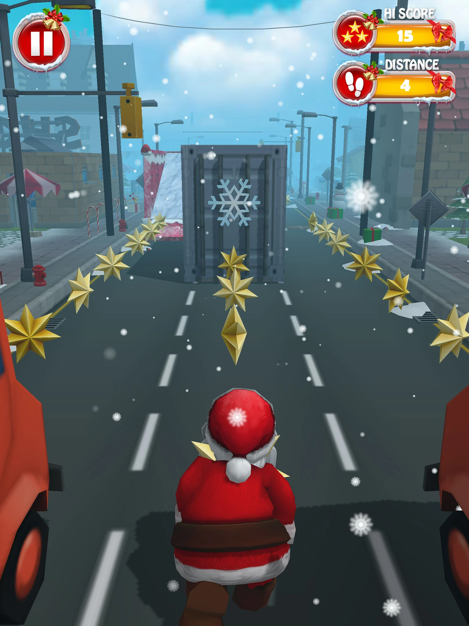 Fun Santa Run-Christmas Runner screenshot