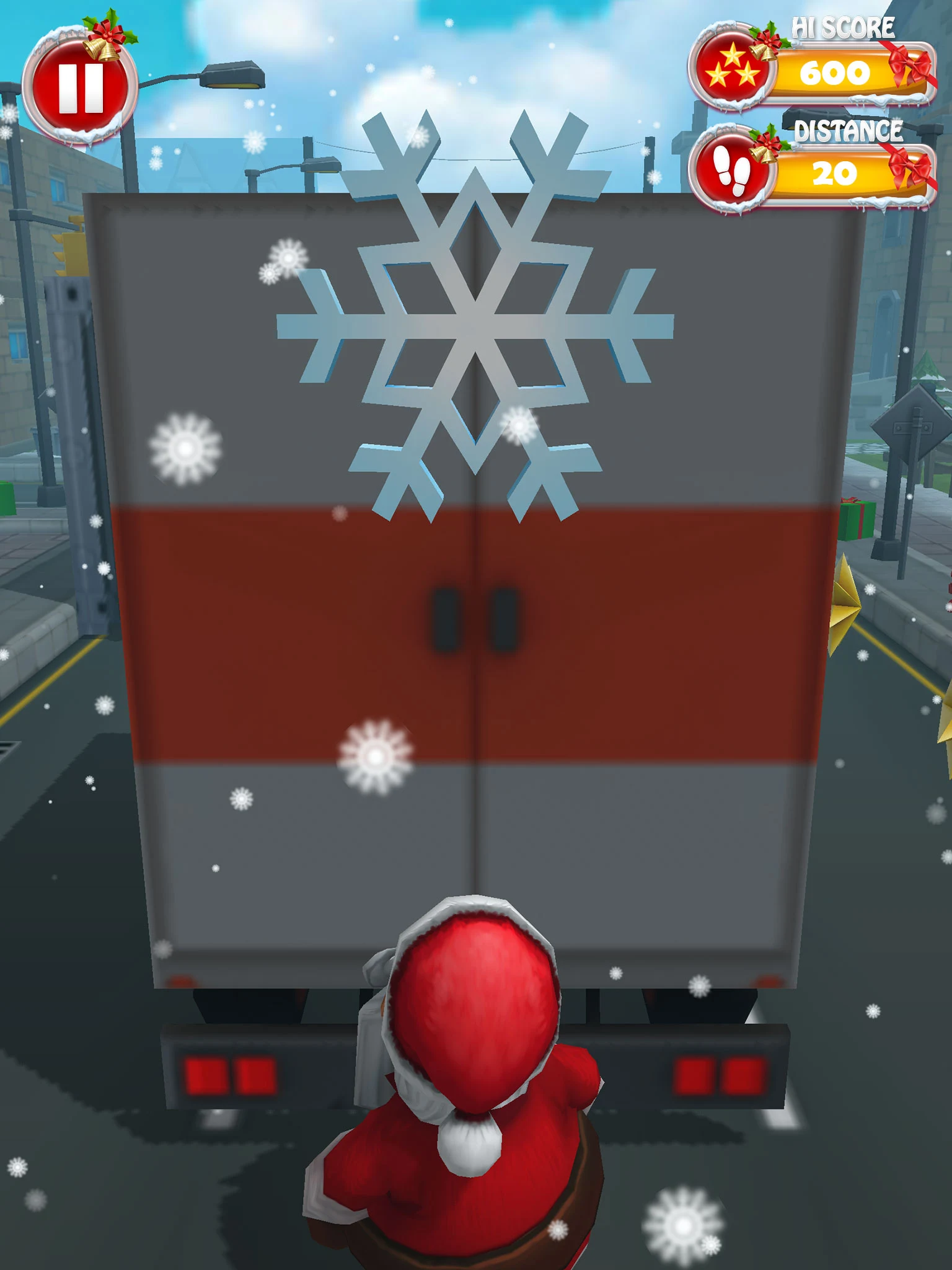 Fun Santa Run-Christmas Runner screenshot